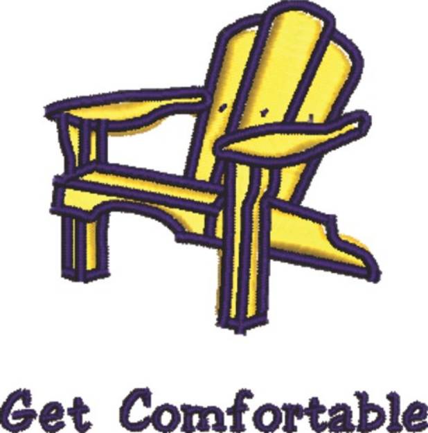 Picture of Get Comfortable Machine Embroidery Design