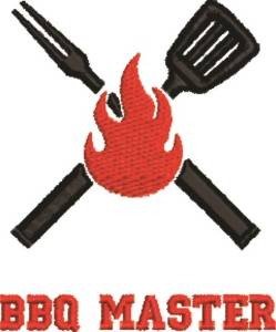 Picture of BBQ Master Machine Embroidery Design