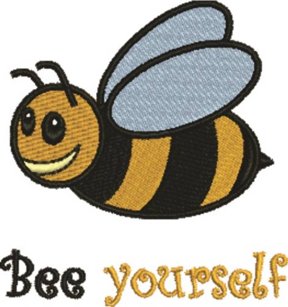 Picture of Bee Yourself Machine Embroidery Design