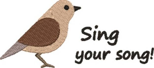 Picture of Sing Your Song Machine Embroidery Design