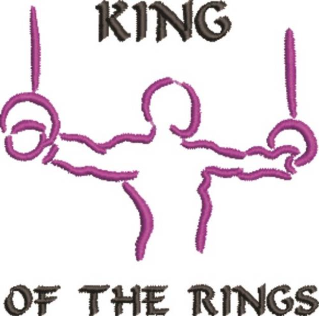 Picture of King Of Rings Machine Embroidery Design