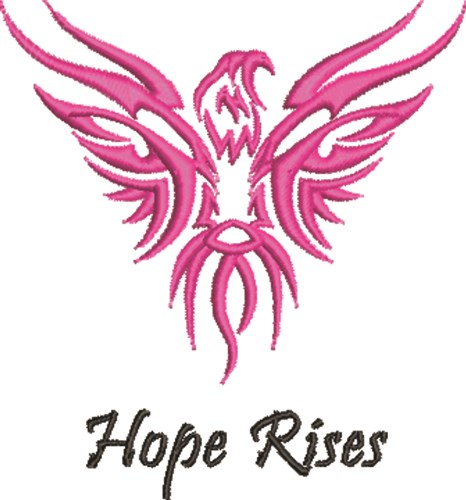 Hope Rises Machine Embroidery Design