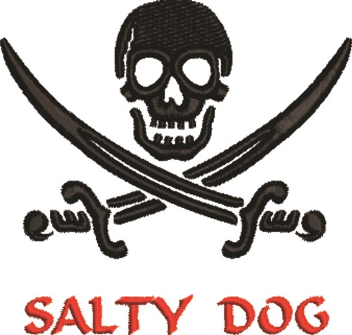 Salty Dog Machine Embroidery Design