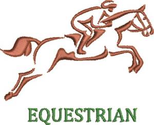 Picture of Equestrian Machine Embroidery Design