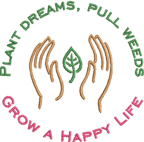 Plant Dreams Machine Embroidery Design