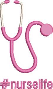 Picture of #Nurselife Machine Embroidery Design