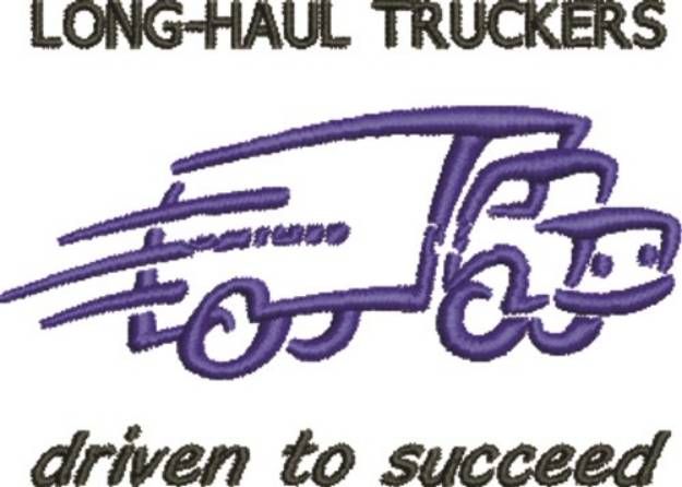 Picture of Long-Haul Truckers Machine Embroidery Design