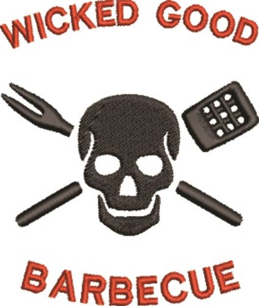 Picture of Wicked Good Barbecue Machine Embroidery Design