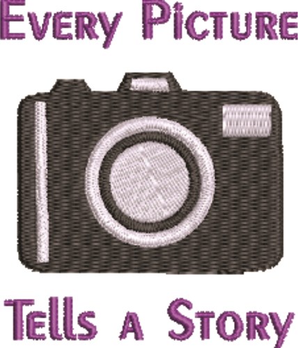 Every Picture Tells A Story Machine Embroidery Design