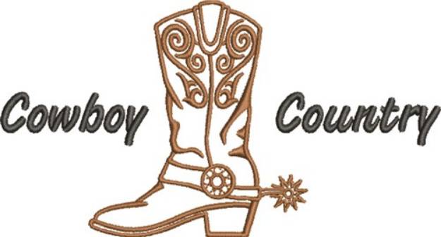 Picture of Cowboy Country Machine Embroidery Design