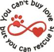 Picture of Rescue Animal Love Machine Embroidery Design