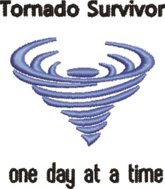 Picture of Tornado Survivor Machine Embroidery Design