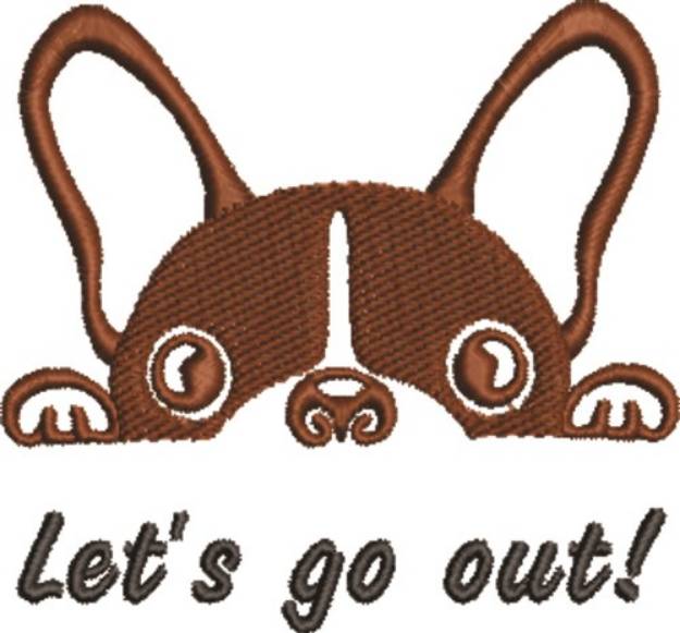 Picture of Lets Go Out Machine Embroidery Design