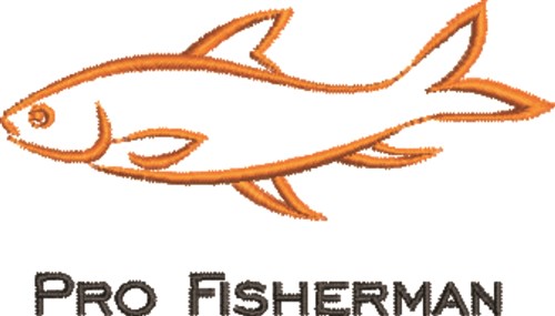 Pro Fisherman Machine Embroidery Design