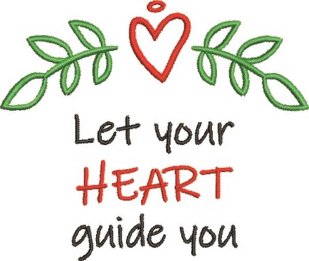 Picture of Heart Guide You Machine Embroidery Design