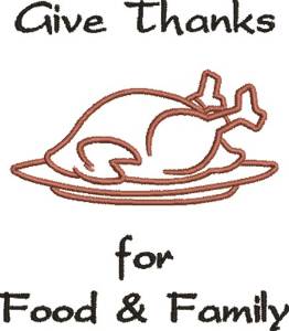 Picture of Food & Family Machine Embroidery Design