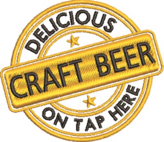 Picture of Craft Beer Machine Embroidery Design