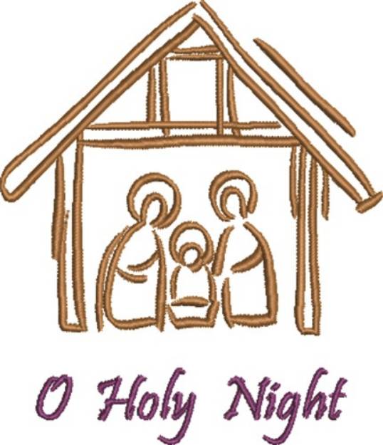 Picture of O Holy Night Machine Embroidery Design