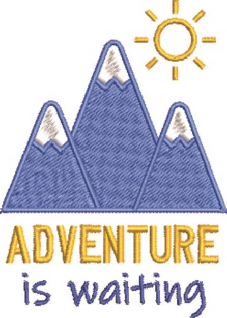 Picture of Adventure Waiting Machine Embroidery Design