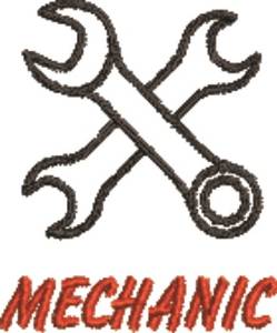 Picture of Mechanic Wrenches Machine Embroidery Design