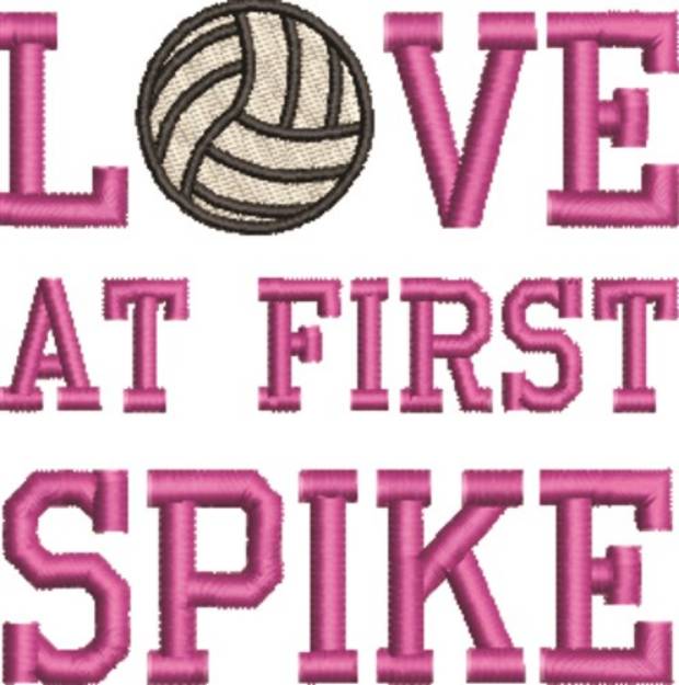 Picture of Love At First Spike Machine Embroidery Design