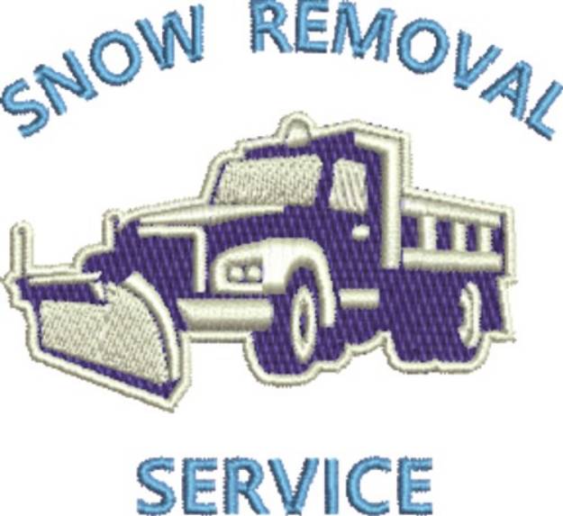 Picture of Snow Removal Service Machine Embroidery Design