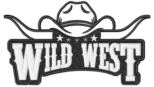 Wild West Machine Embroidery Design