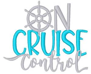 Picture of On Cruise Control Machine Embroidery Design