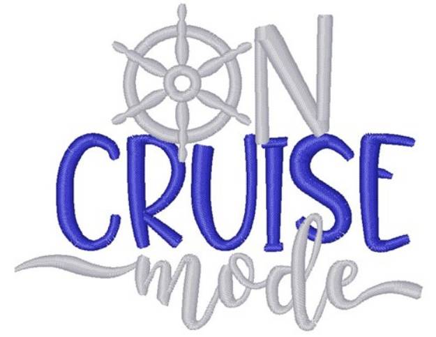 Picture of On Cruise Mode Machine Embroidery Design