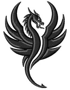Picture of Fierce Dragon Machine Embroidery Design