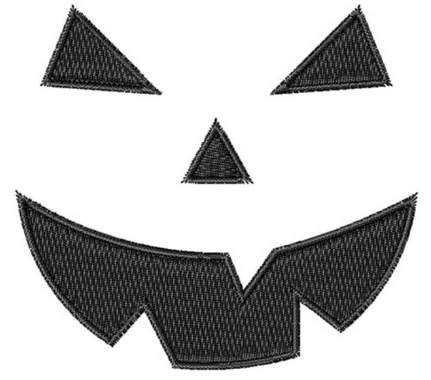 Picture of Jack-O-Lantern Face Machine Embroidery Design