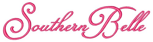 Southern Belle Machine Embroidery Design