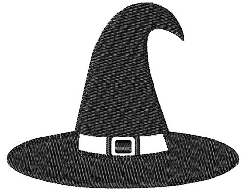 Witches Hat Machine Embroidery Design