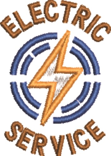 Electric Service Machine Embroidery Design