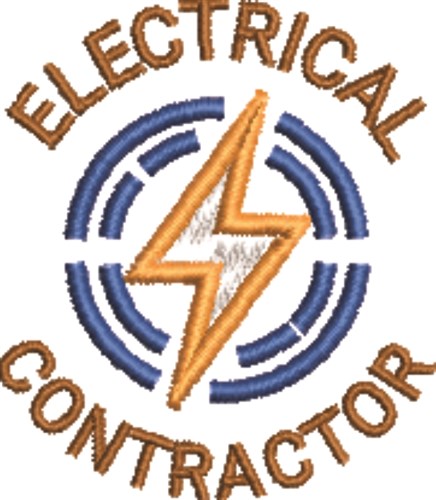 Electrical Contractor Machine Embroidery Design