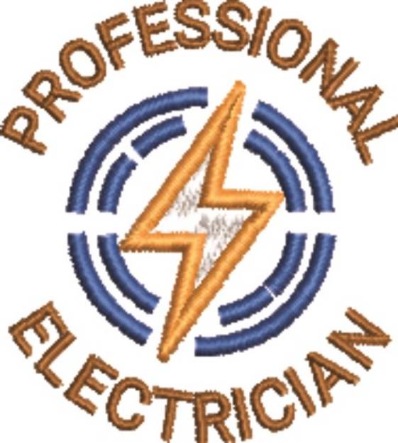 Picture of Professional Electrician Machine Embroidery Design
