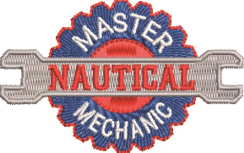 Master Nautical Mechanic Machine Embroidery Design