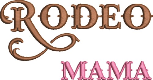 Rodeo Mama Machine Embroidery Design