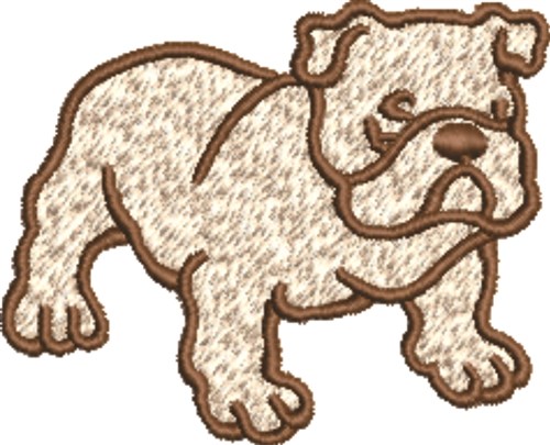 Bulldog 3 Machine Embroidery Design