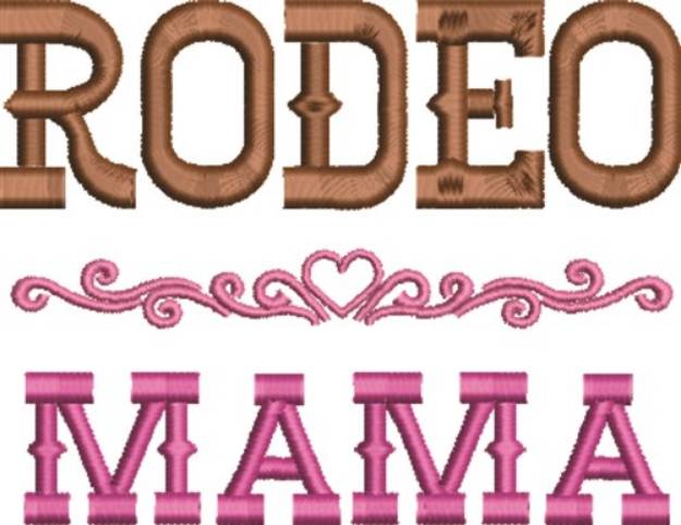 Picture of Rodeo Mama Machine Embroidery Design