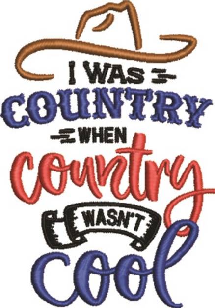 Picture of Country Cool Machine Embroidery Design