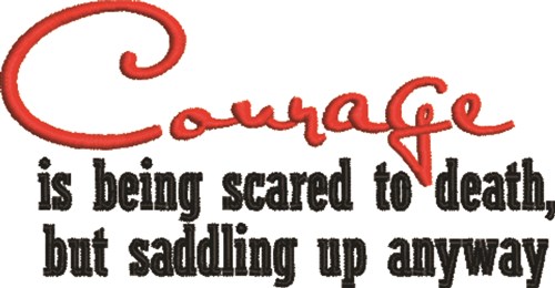 Cowboy Courage Machine Embroidery Design
