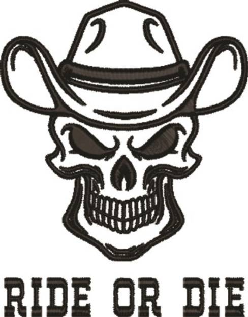 Picture of Ride Or Die Machine Embroidery Design