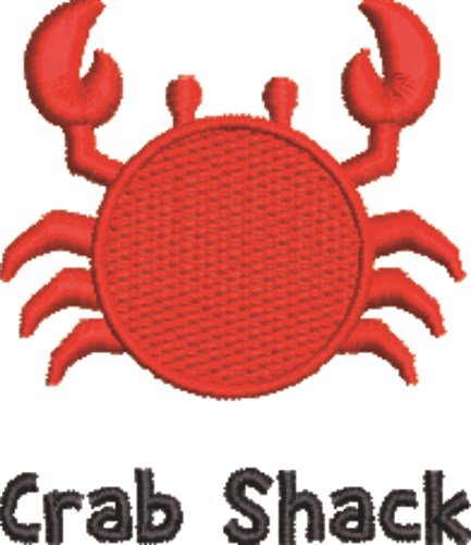 Crab Shack Machine Embroidery Design