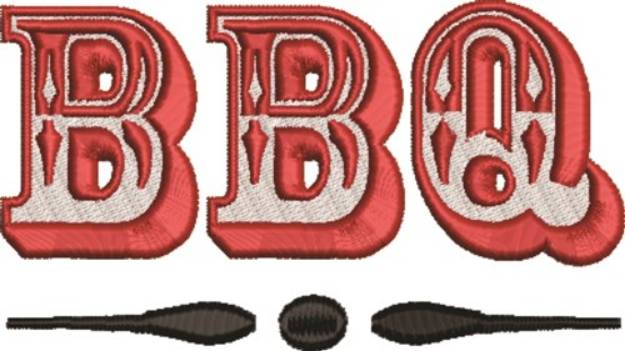 Picture of BBQ Machine Embroidery Design