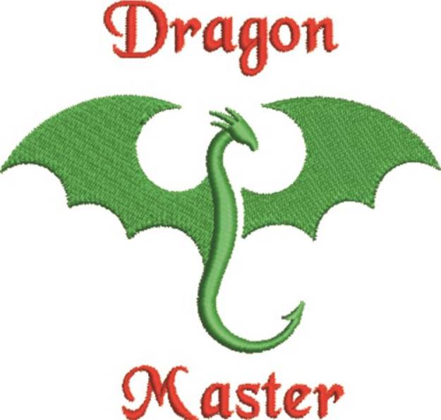 Picture of Dragon Master Machine Embroidery Design