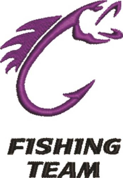 Picture of Fishing Team Machine Embroidery Design