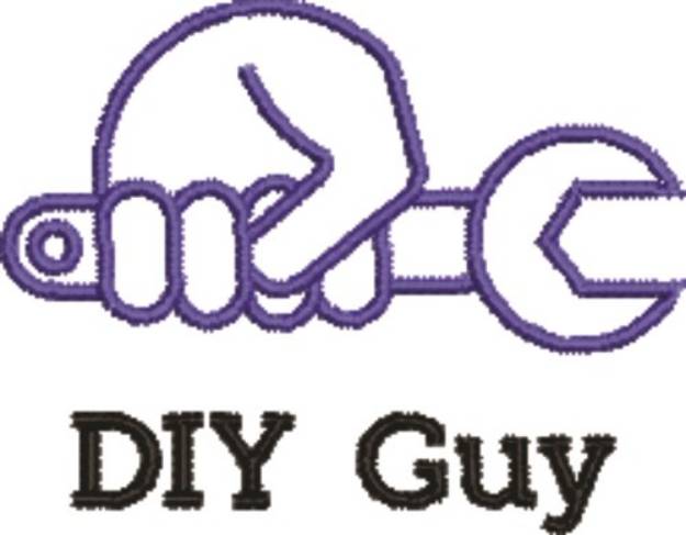 Picture of DIY Guy Machine Embroidery Design