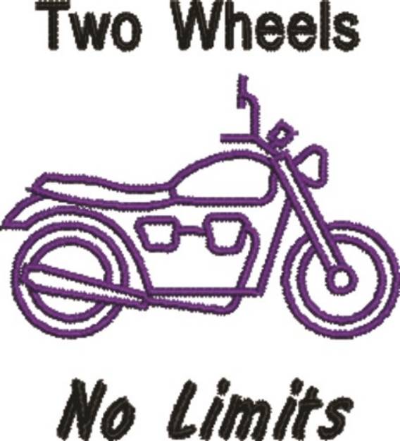 Picture of Two Wheels Machine Embroidery Design