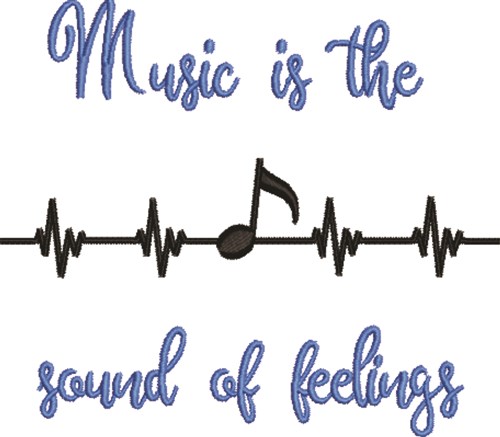 Sound Of Feelings Machine Embroidery Design